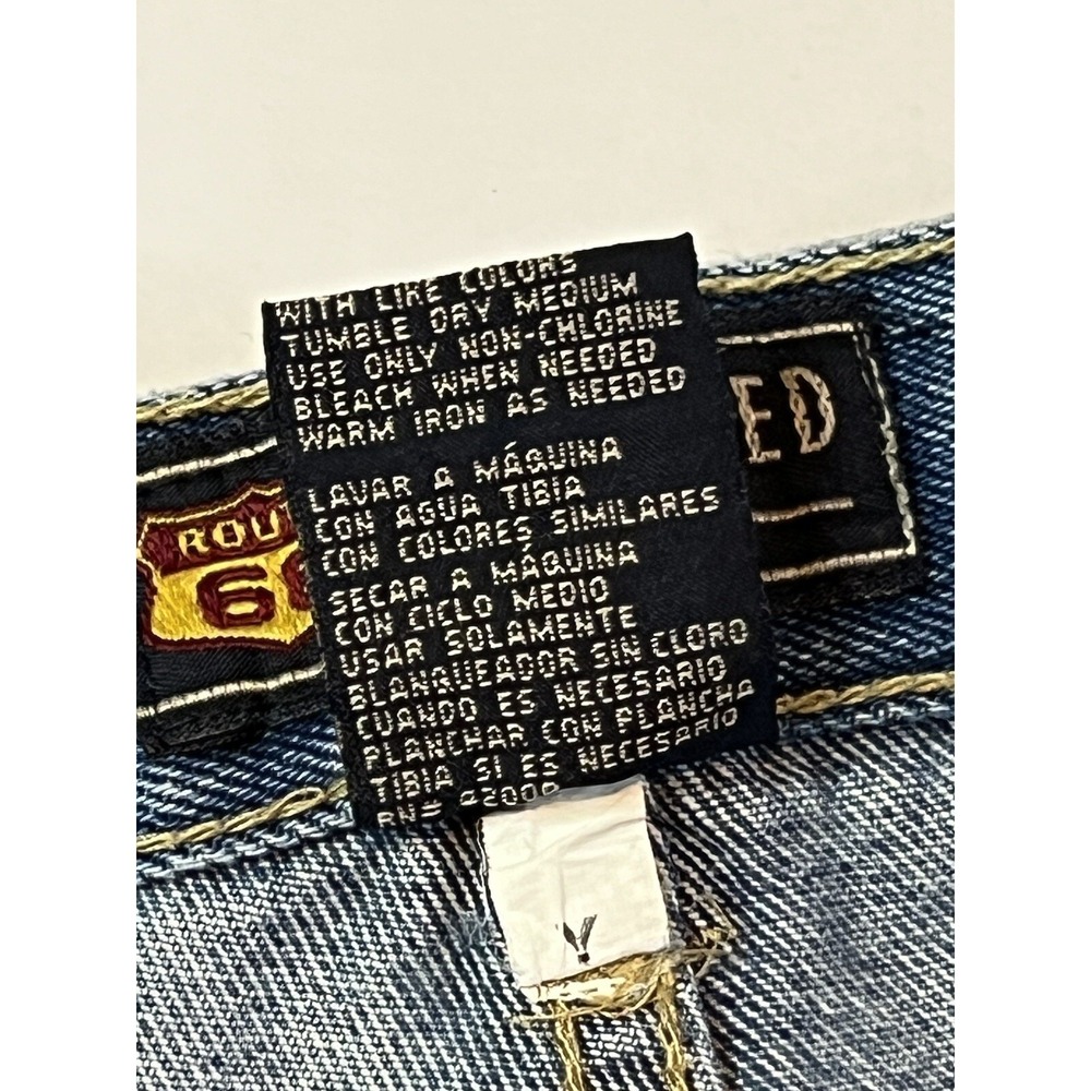 Route 66 relaxed fit cut off shorts custom frayed size 40 100% cotton BR - Picture 5 of 9
